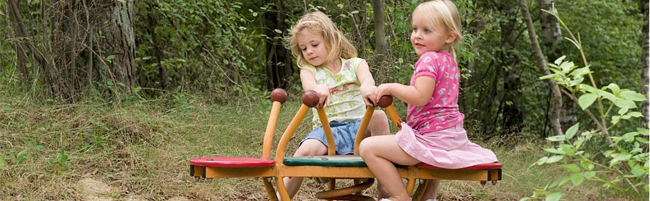 meisjes op het park