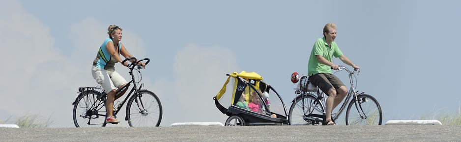 Lekker fietsen langs de kust