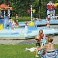 Waterspeelparadijs van vakantiepark RCN de Flaasbloem, Chaam, Noord-Brabant