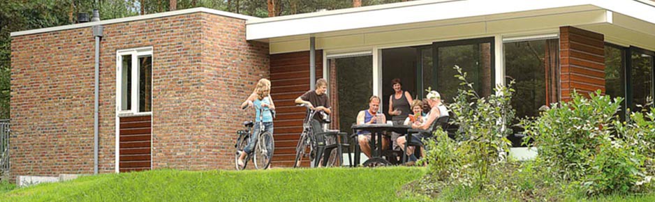 Een bungalow in het groen