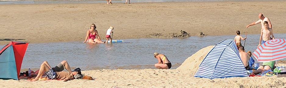 SPelen op het strand bij RCN de Schotsman