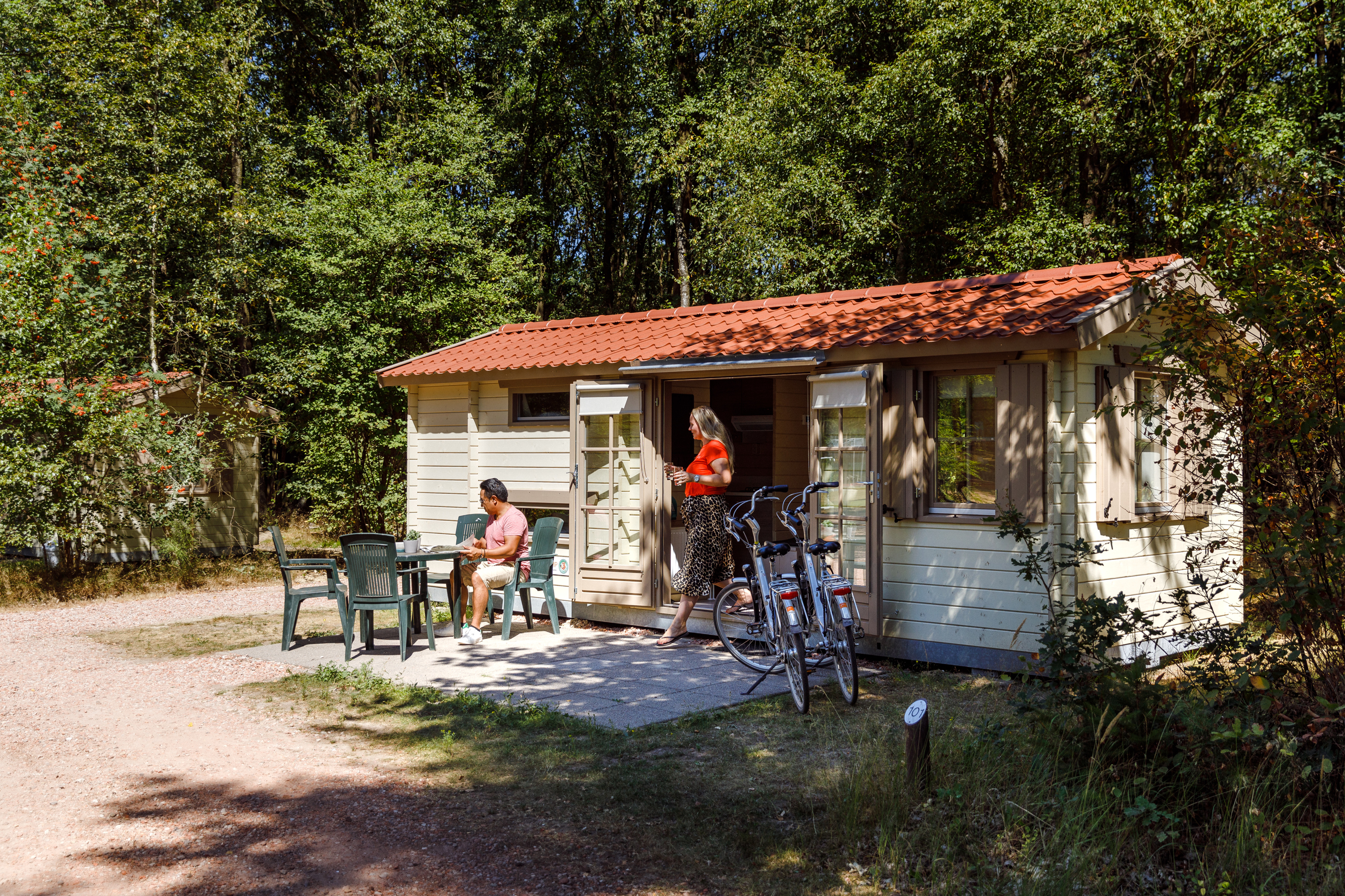 Kampeerchalet de Avondster in Dwingeloo - Drenthe, Nederland foto 4230755