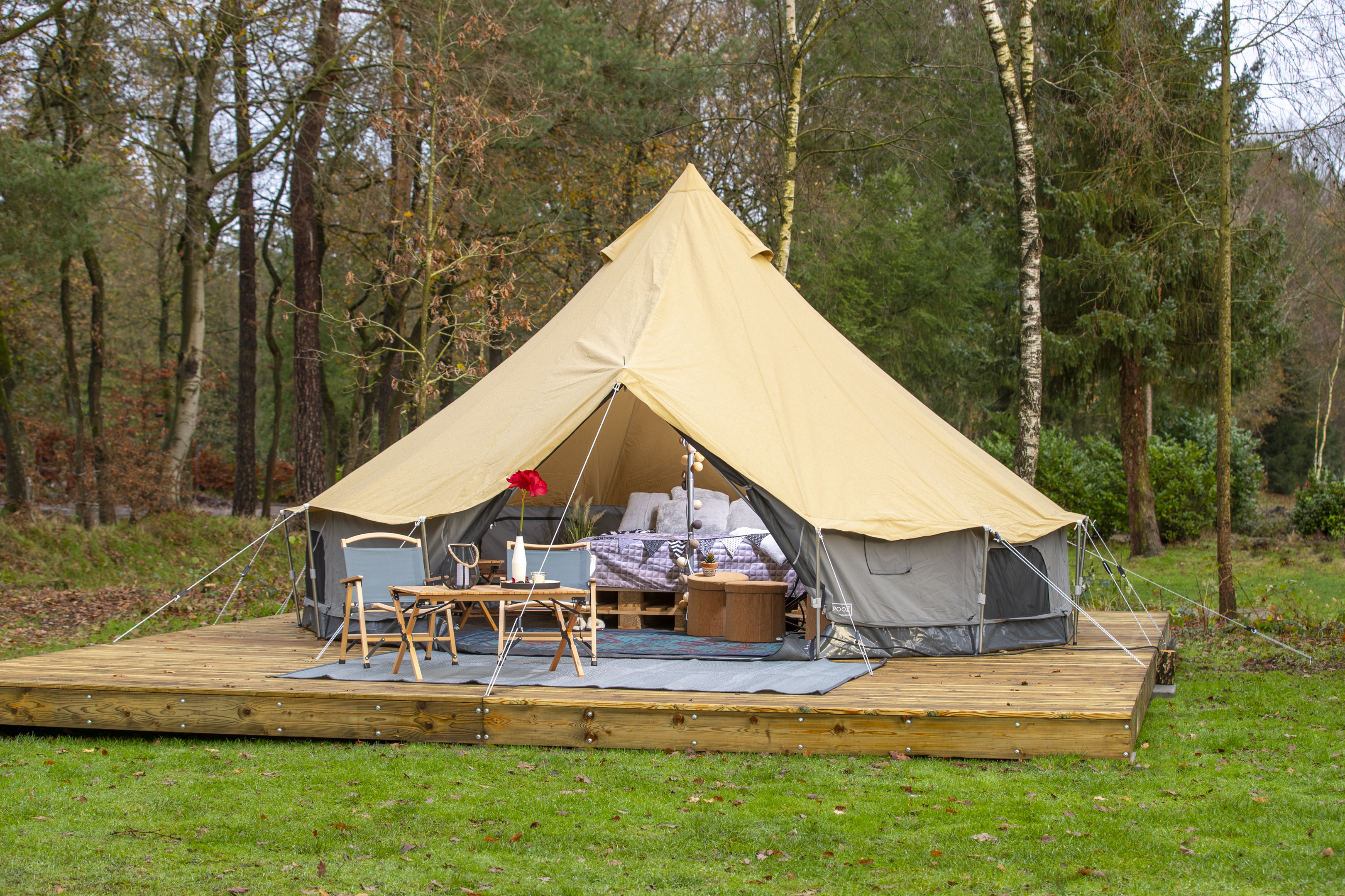 Glampingtent Koolmees