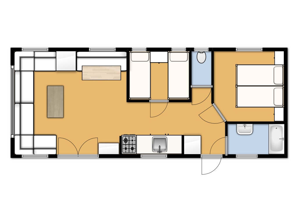 Mobil home de Wielewaal